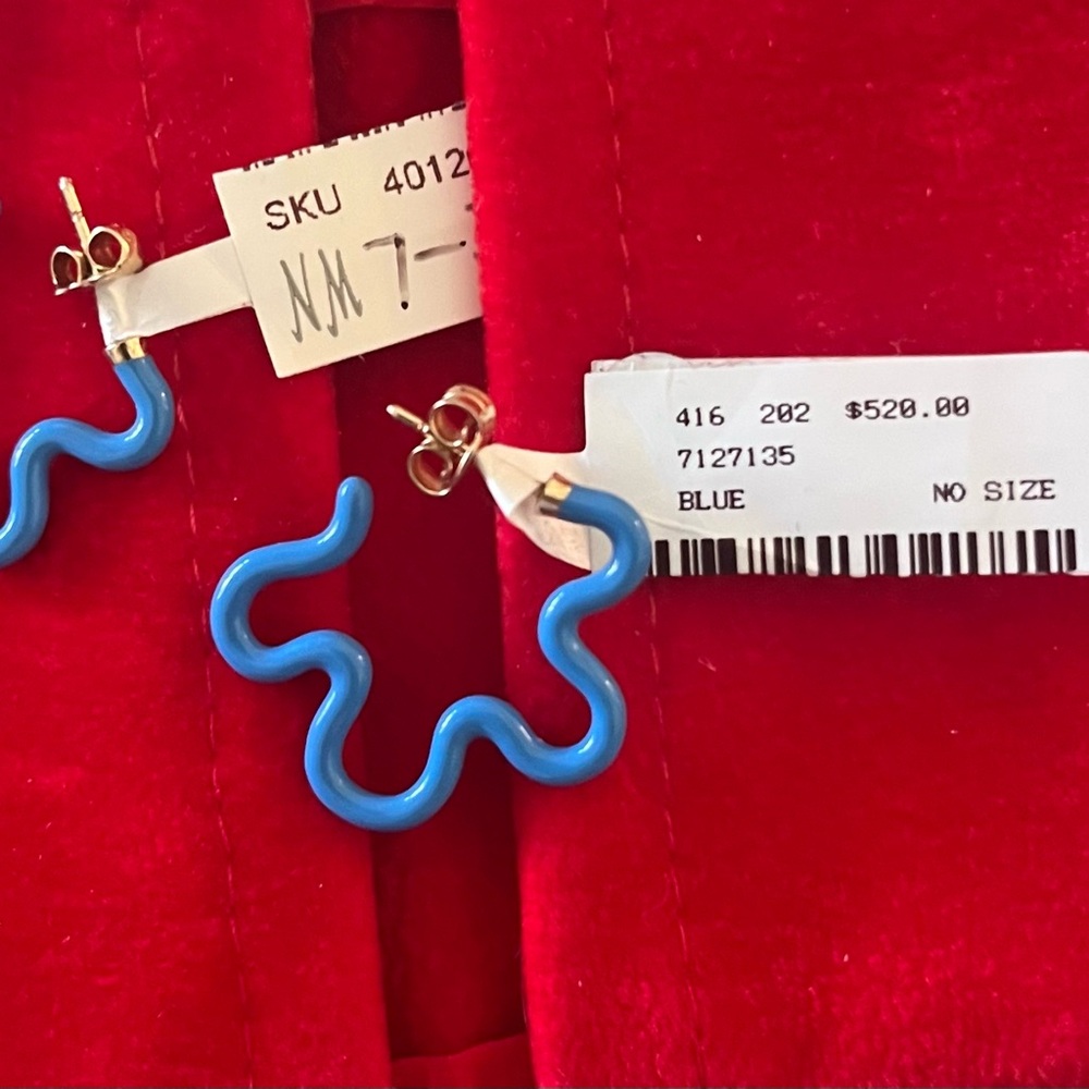 Blue Earrings - Picture 2 of 4